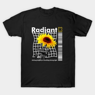 Sunflower : shining brightly or emitting strong light T-Shirt